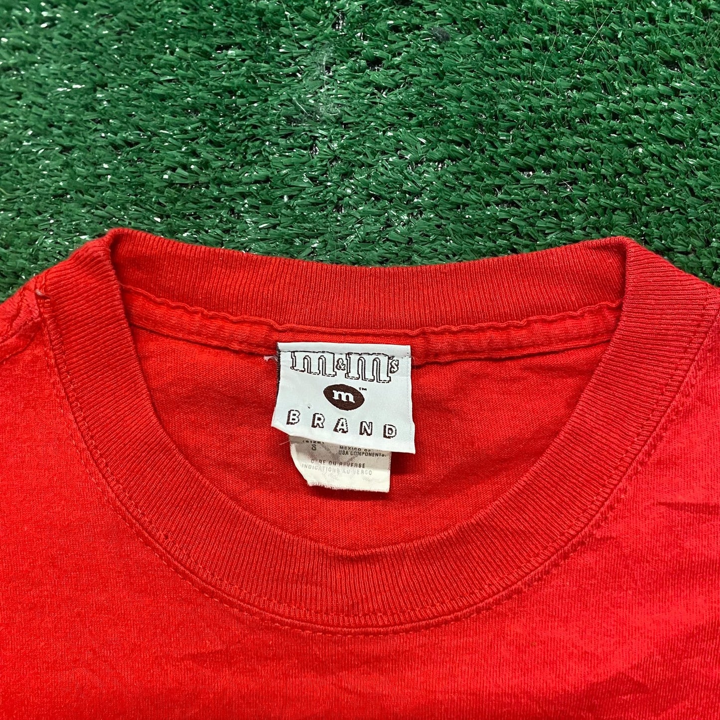 Vintage Y2K Essential Red M&M's Chocolate Candy T-Shirt