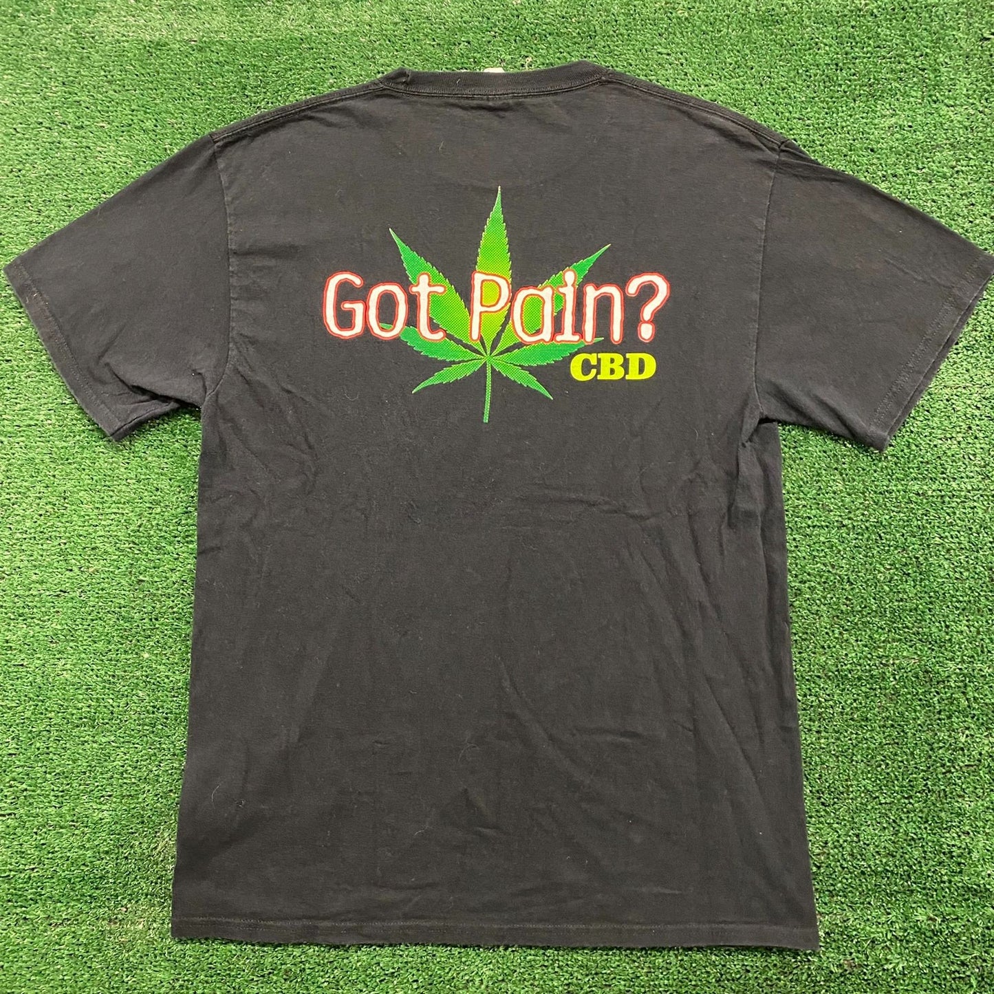 Got Pain CBD Weed Vintage 420 Stoner Shaman T-Shirt