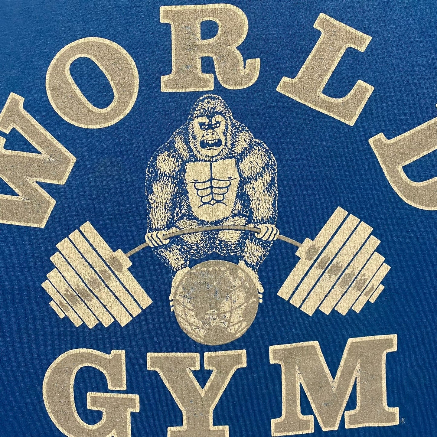 Vintage 90s World Gym Gorilla Single Stitch Baggy Tee