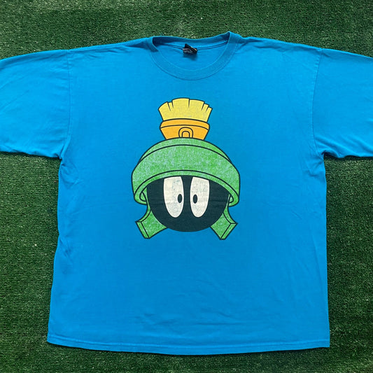 Vintage 90s Looney Tunes Marvin Martian Alien Cartoon T-Shirt