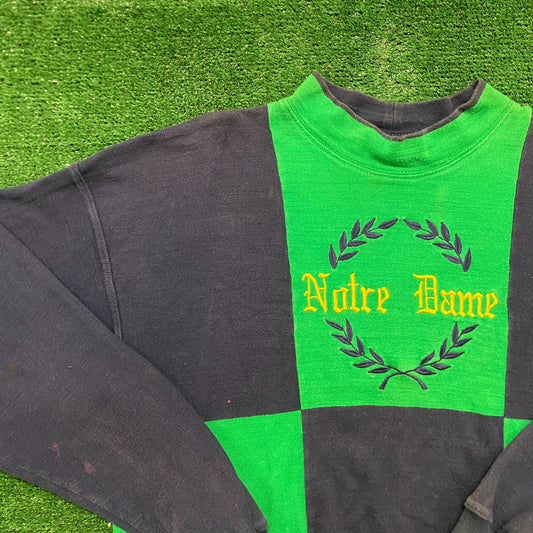 Vintage 80s Notre Dame Essential College Sports Sweatshirt