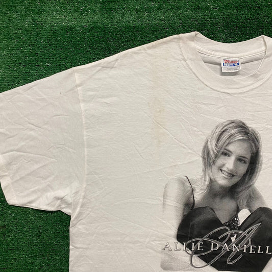 Vintage Y2K Allie Danielle Tour Concert Country Music Tee