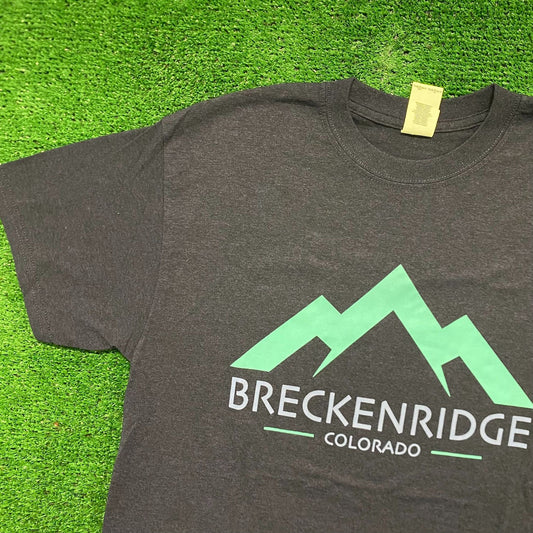 Vintage Y2K Essential Breckenridge Colorado Mountains T-Shirt