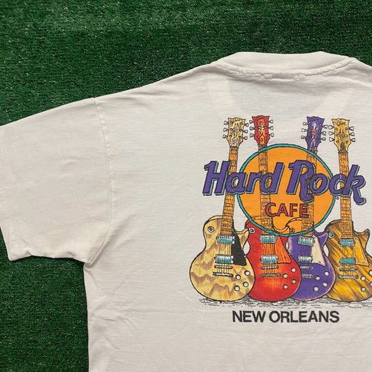 Vintage 90s Hard Rock New Orleans Single Stitch Tourist Tee