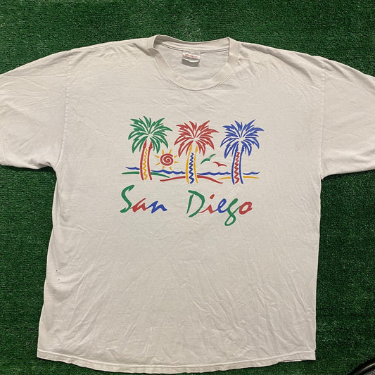 Vintage 90s San Diego Beach Essential Baggy Tourist Tee