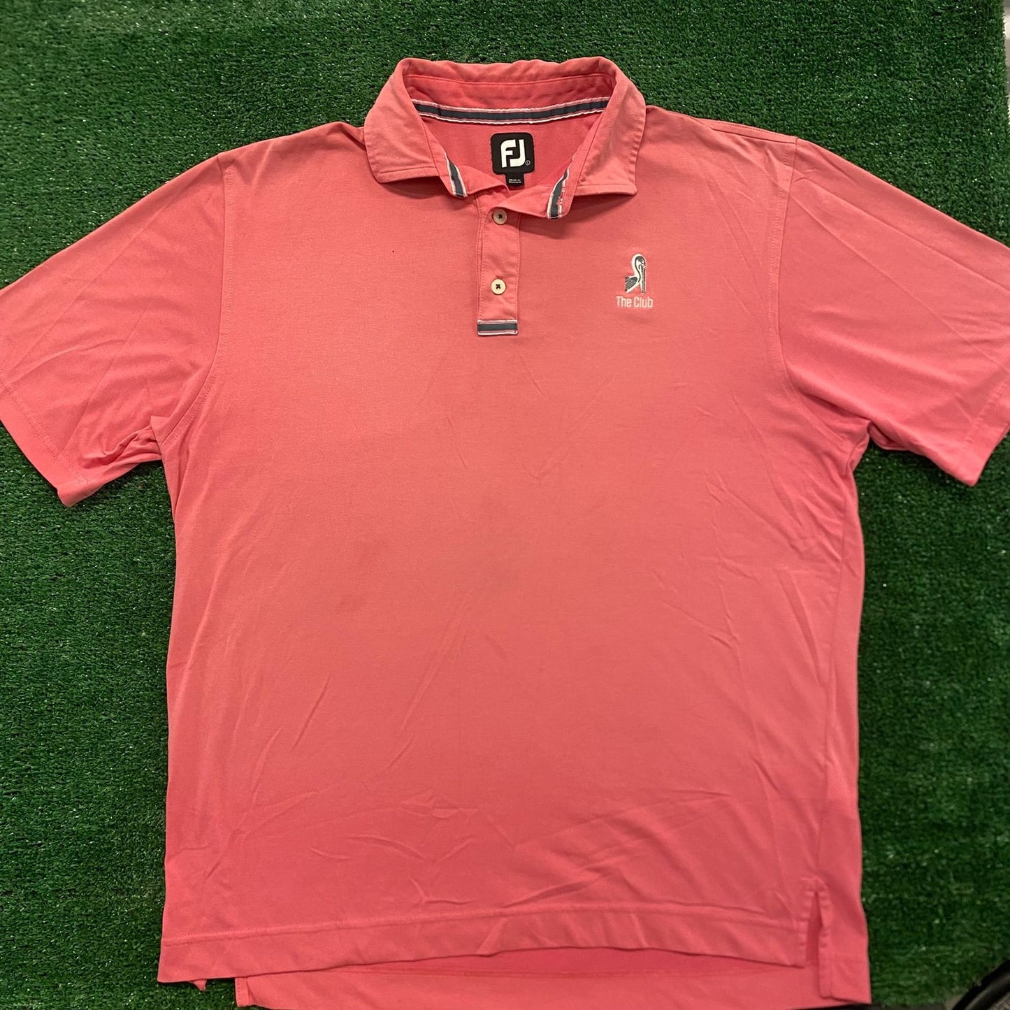 FootJoy Preppy Pink Golf Course Country Club Polo Shirt