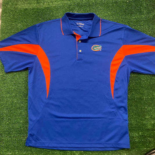 Vintage Y2K Florida Gators College Sports Performance Polo Shirt