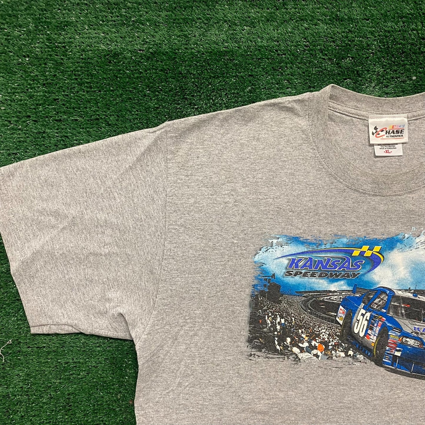 Vintage Y2K Kansas Speedway Shirt NASCAR Auto Racing Tee