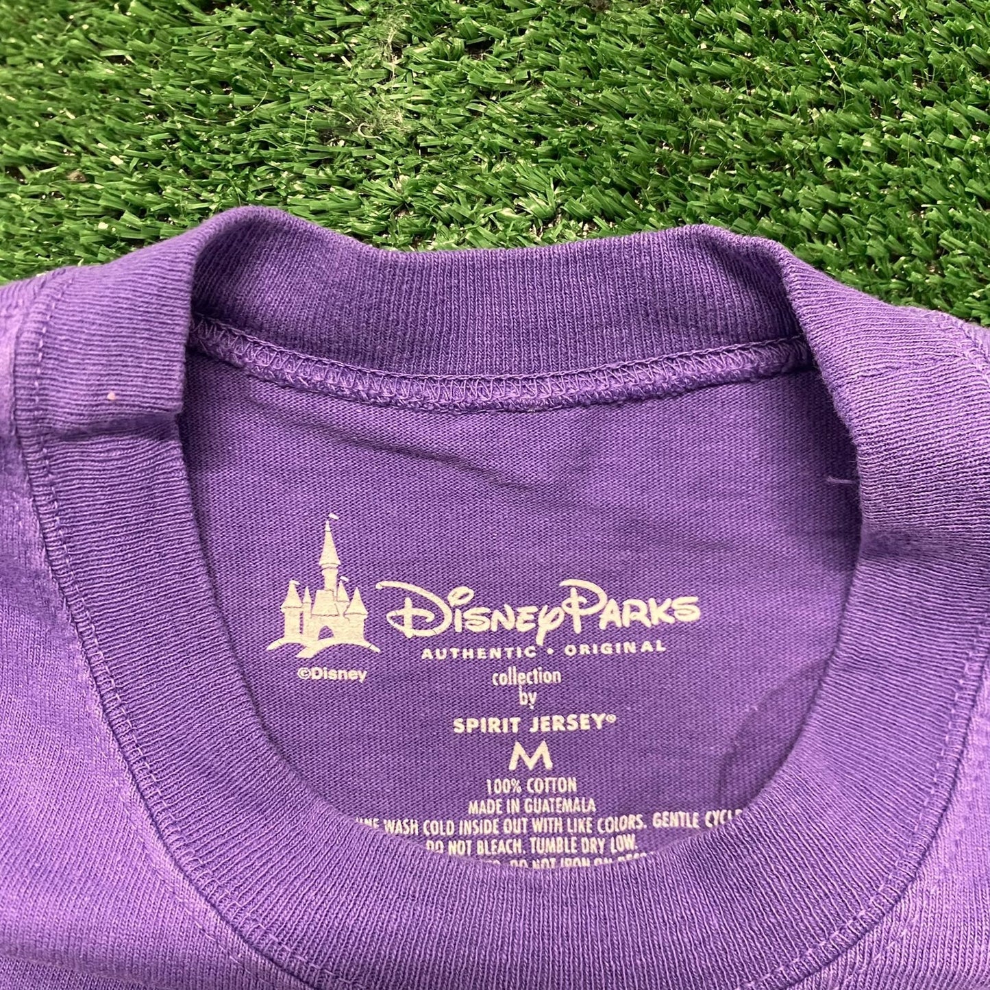 Vintage Y2K Walt Disney World Spirit Jersey Purple Glitter