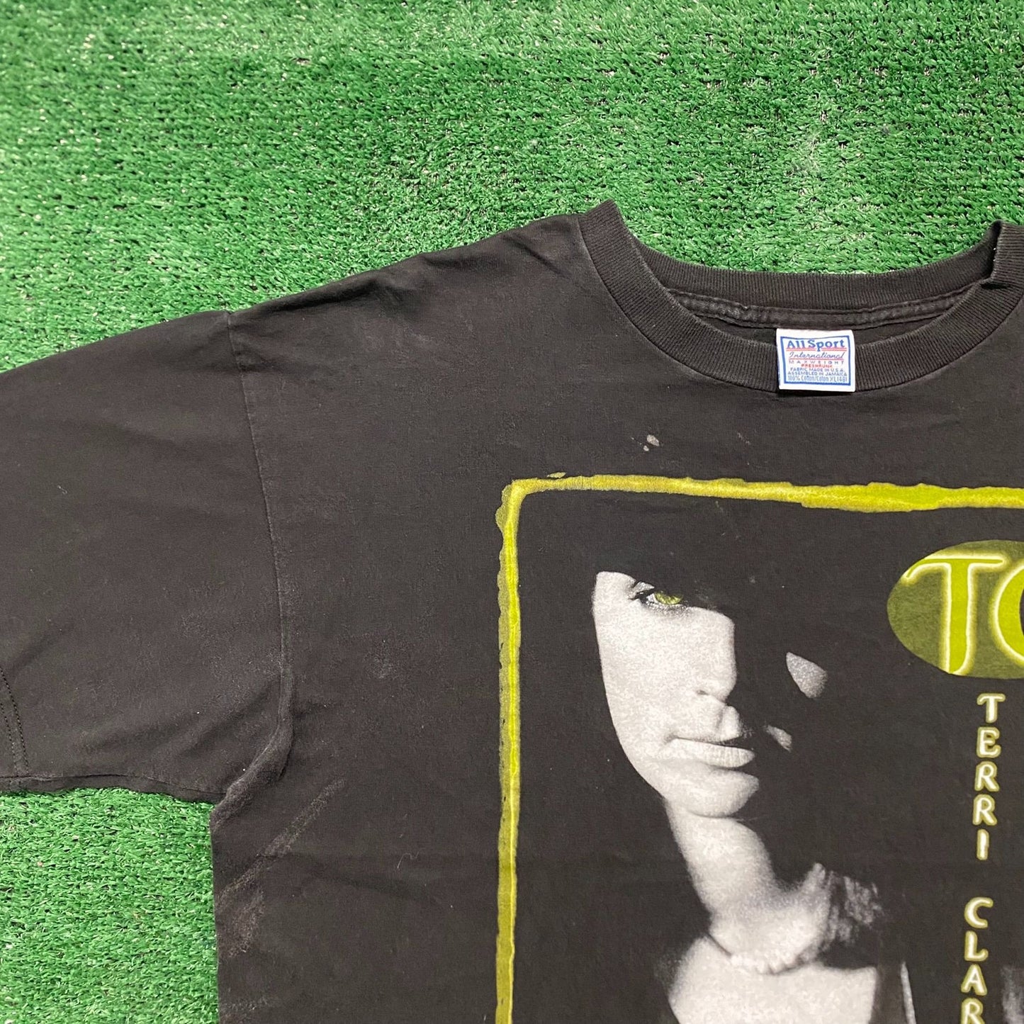 Vintage Y2K Terri Clark Country Music Singer Baggy Band Tee