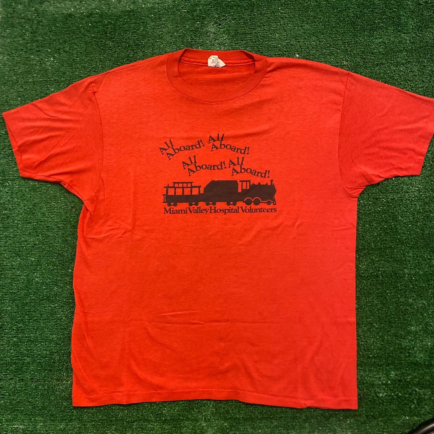 Vintage 80s Hospital Train Single Stitch T-Shirt