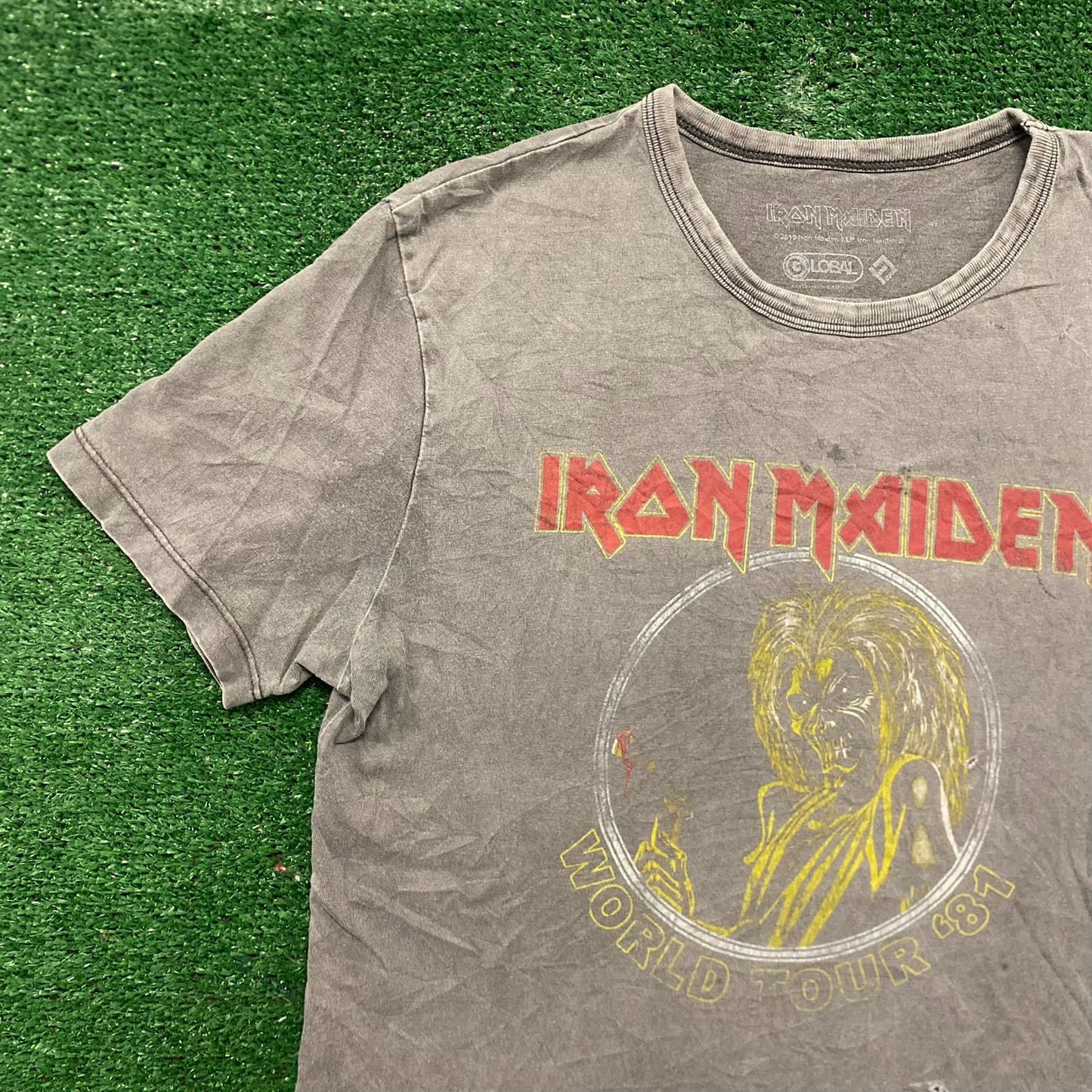 Iron Maiden Eddie Skull Vintage Metal Band T-Shirt