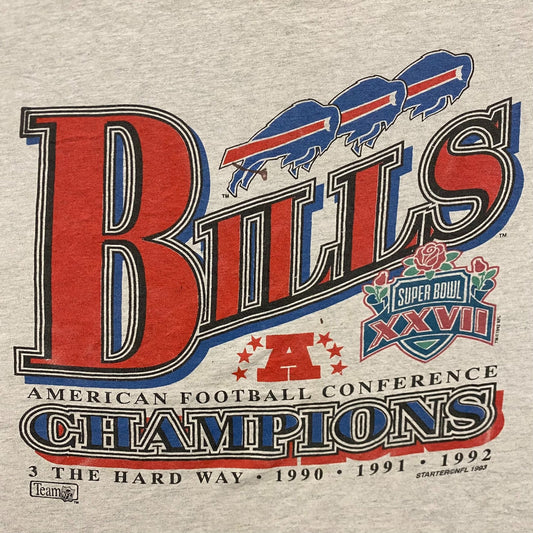 Vintage 90s Essential Buffalo Bills Single Stitch Sports Tee