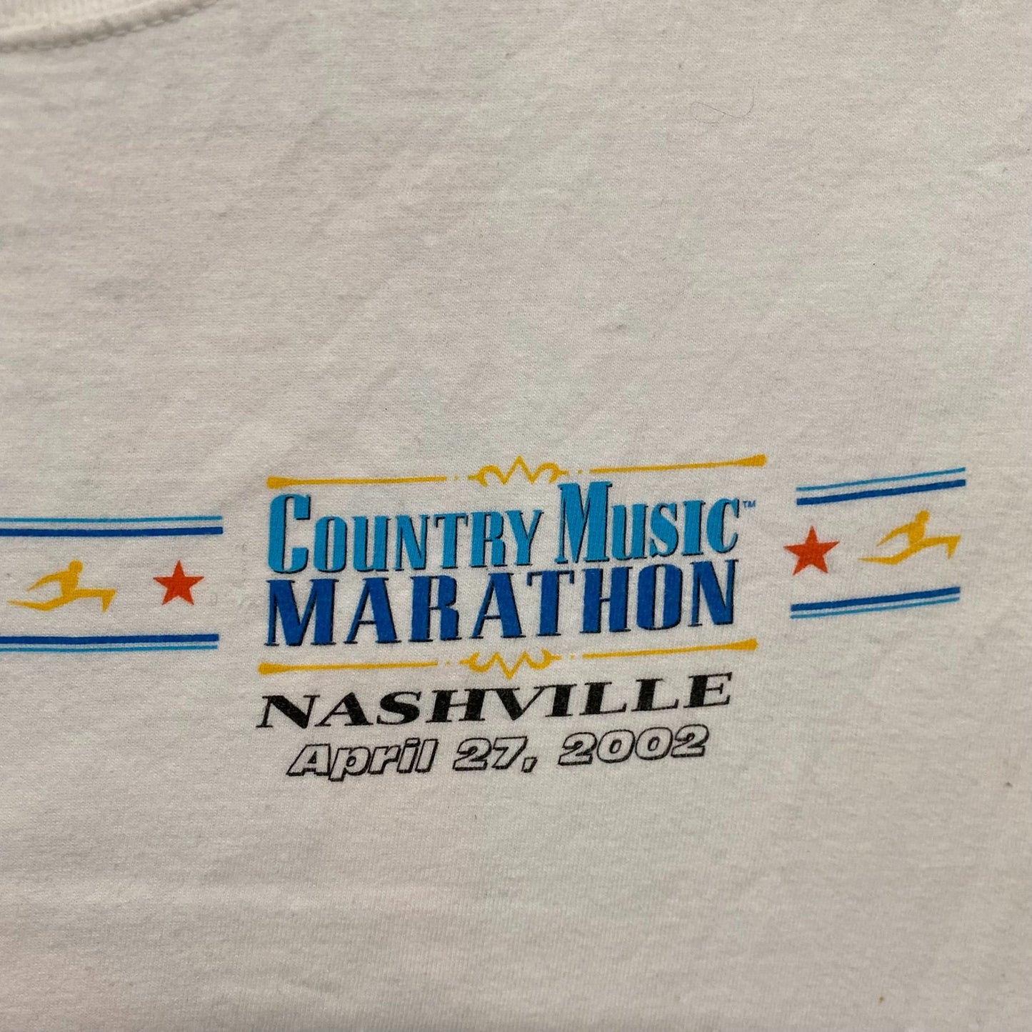 Vintage Y2K Nashville Country Music Marathon Souvenir Tee