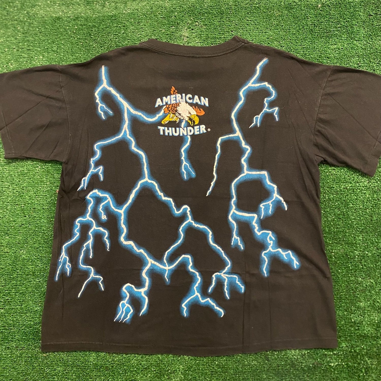 今季ブランド AMERICAN AMERICAN THUNDER Tシャツ USA THUNDER