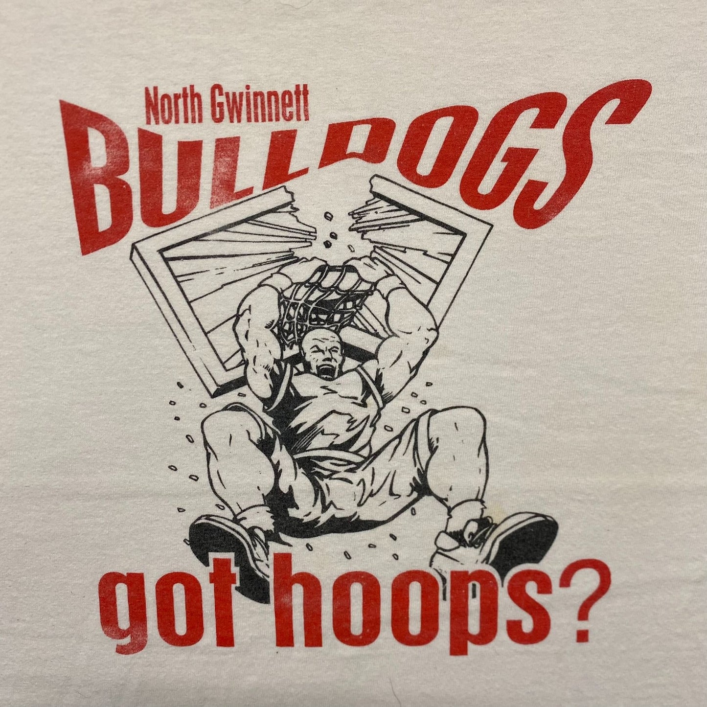 Vintage 90s Bulldogs Basketball Essential Baggy Sports Tee