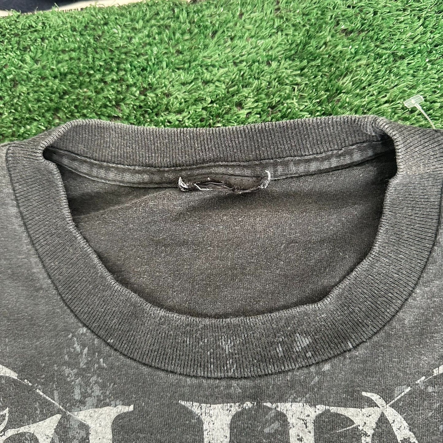 Vintage Y2K Tapout Believe T-Shirt MMA UFC Grunge Punk Boxy Black XL Streetwear