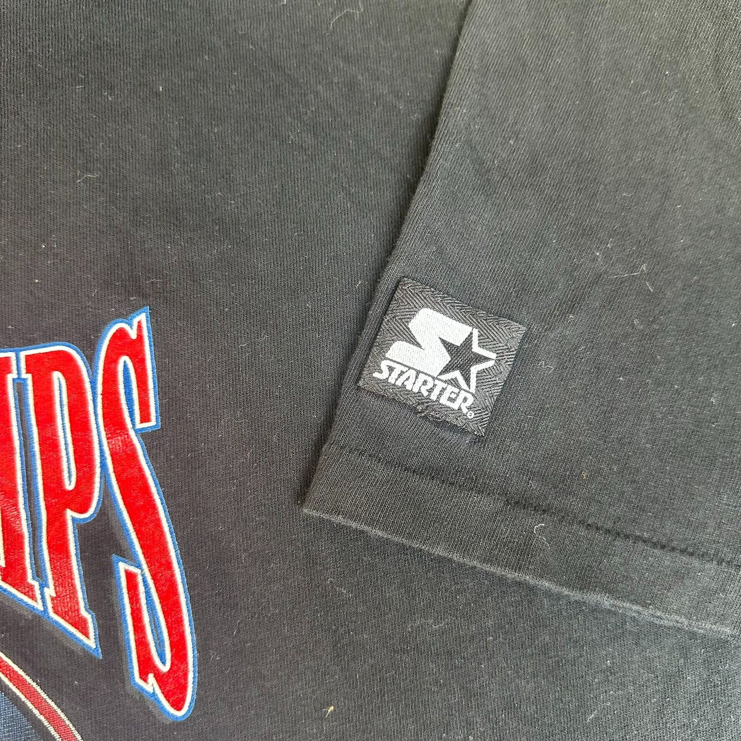 Vintage 90s Starter New Jersey Devils Stanley Cup Champs 1995 T-Shirt Black XXL
