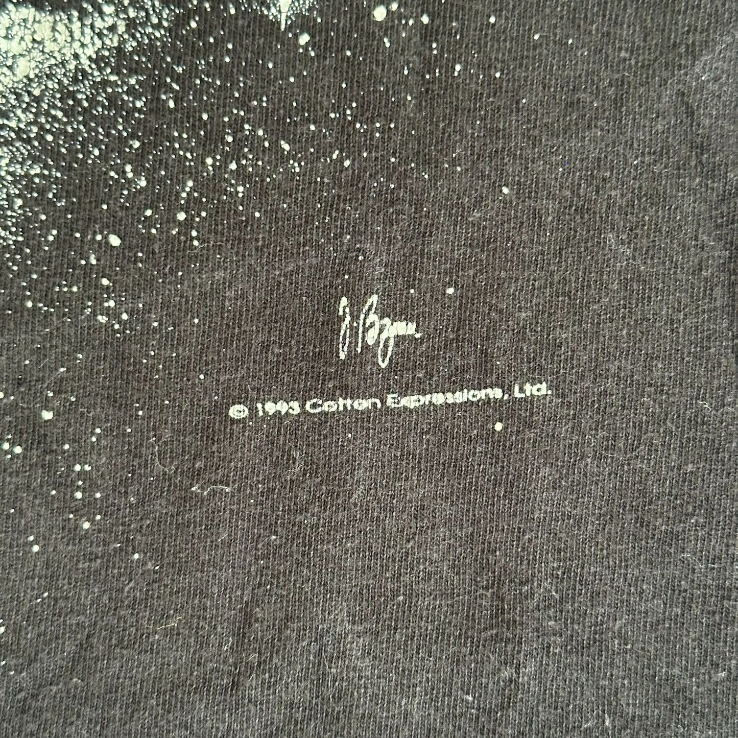 Vintage 90s Albert Einstein Galaxy T-Shirt Geek Nerd Science Big Face Black S
