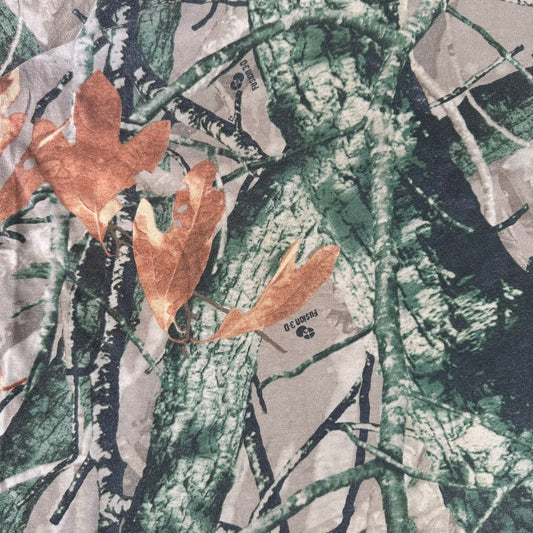 Vintage Y2K Realtree Camo T-Shirt Fusion 3-D Gorpcore Grunge Outdoor Hunting XL