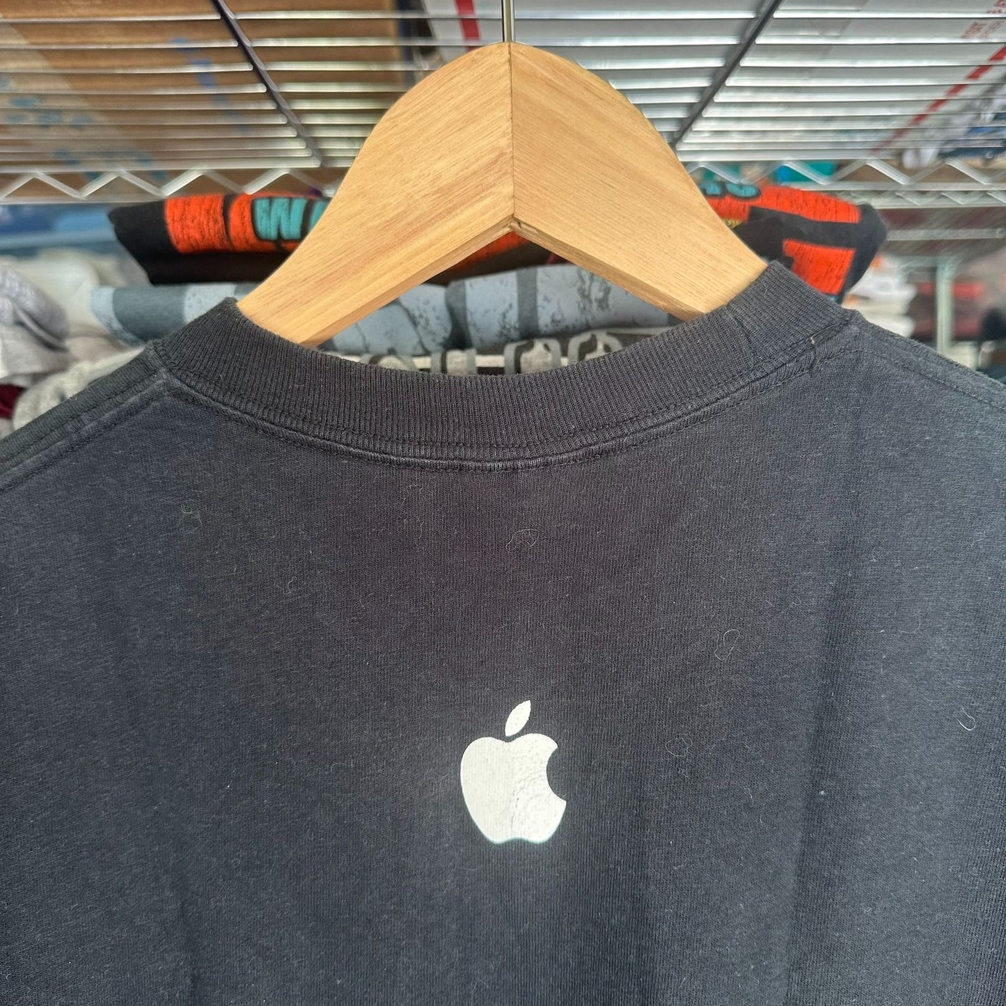 Vintage Y2K Apple I Visited the Mothership T-Shirt Black S Silicon Valley Tech