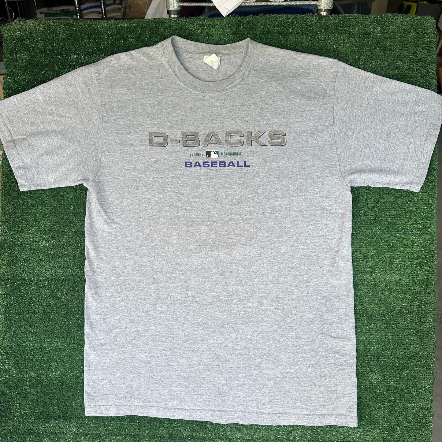 Vintage 90s MLB Arizona Diamondbacks T-Shirt Majestic Gray L Streetwear Baseball