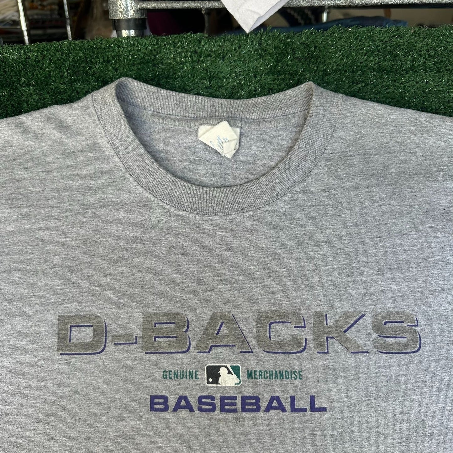 Vintage 90s MLB Arizona Diamondbacks T-Shirt Majestic Gray L Streetwear Baseball