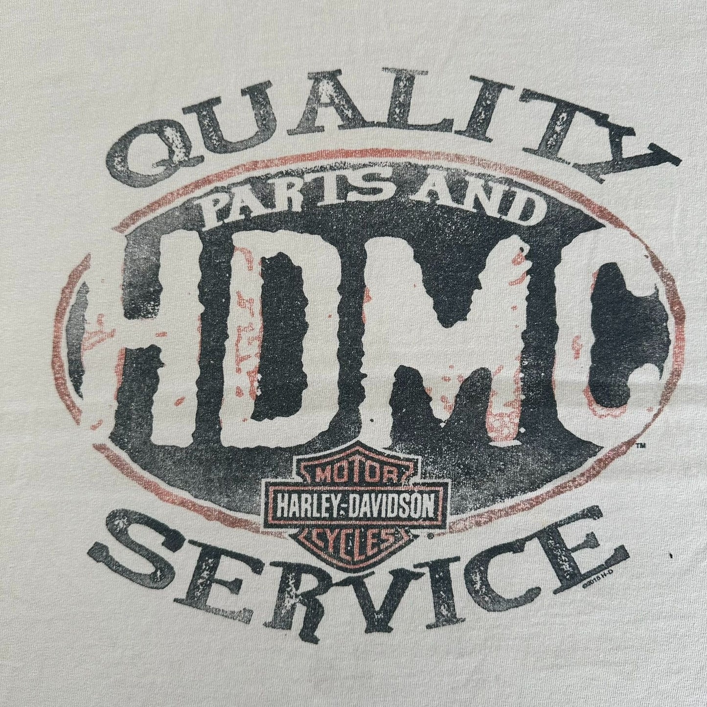 Vintage Y2K Harley Davidson Orlando Florida T-Shirt Biker Moto White XXL Grunge