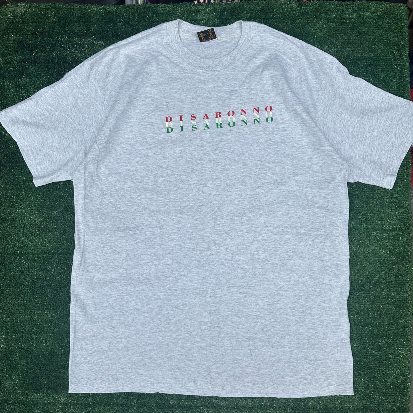 Vintage 90s Disaronno Amaretto Liqueur T-Shirt Italy Single Stitch Deadstock