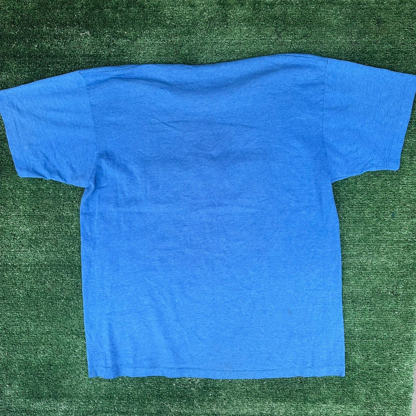 Vintage 90s Kentucky Blue Embroidered T-Shirt Single Stitch L Minimalist College
