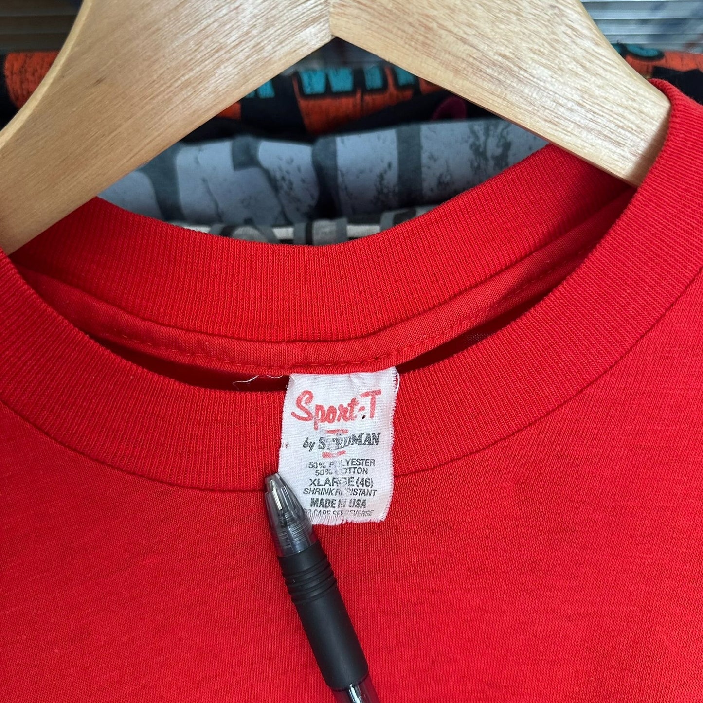 Vintage 80s Vacation Humor T-Shirt Single Stitch Red L Tropical Summer Travel