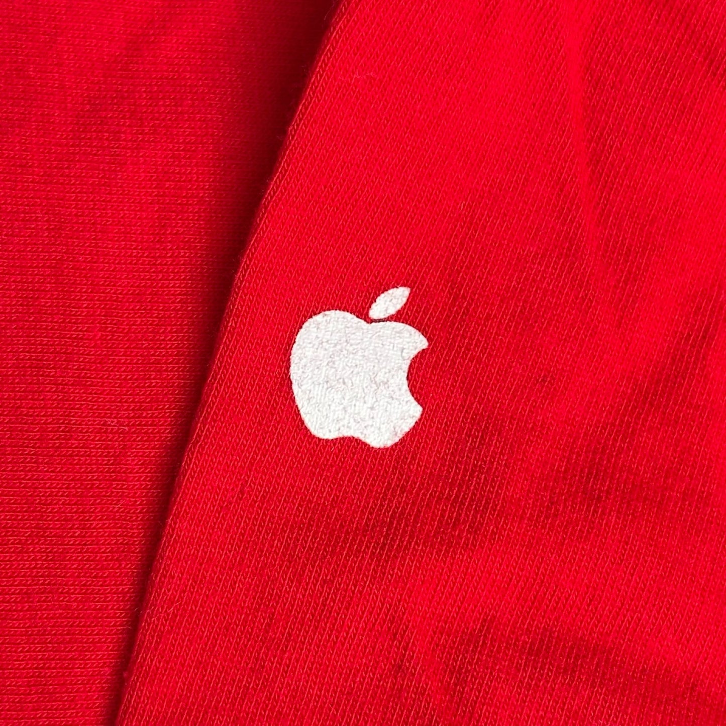 Vintage Y2K Apple Store Employee iPhone T-Shirt Long Sleeve Red Rare Tech Promo