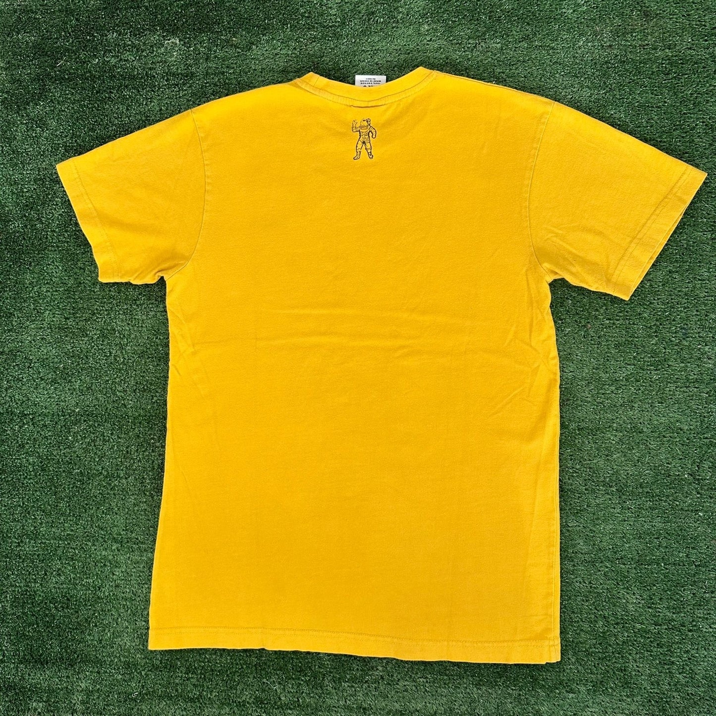 BBC Billionaire Boys Club Ice Cream T-Shirt Yellow S Hip Hop Skate Streetwear