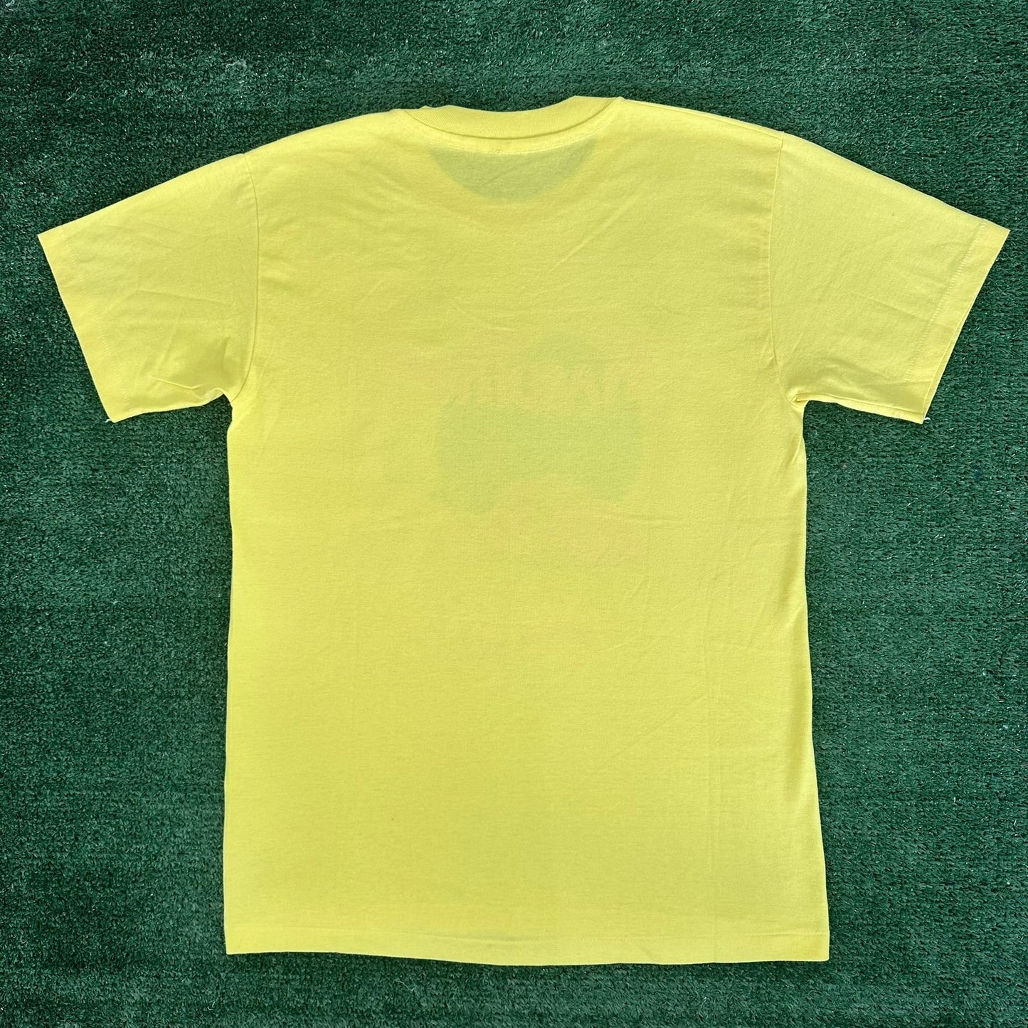 Vintage 90s Moonshine Rod Run Car Show T-Shirt Single Stitch Americana Yellow M