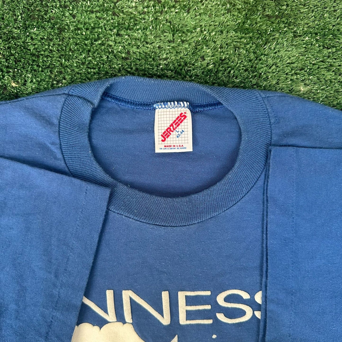 Vintage 90s Tennessee Riverboat Souvenir T-Shirt Puff Print Single Stitch Blue L