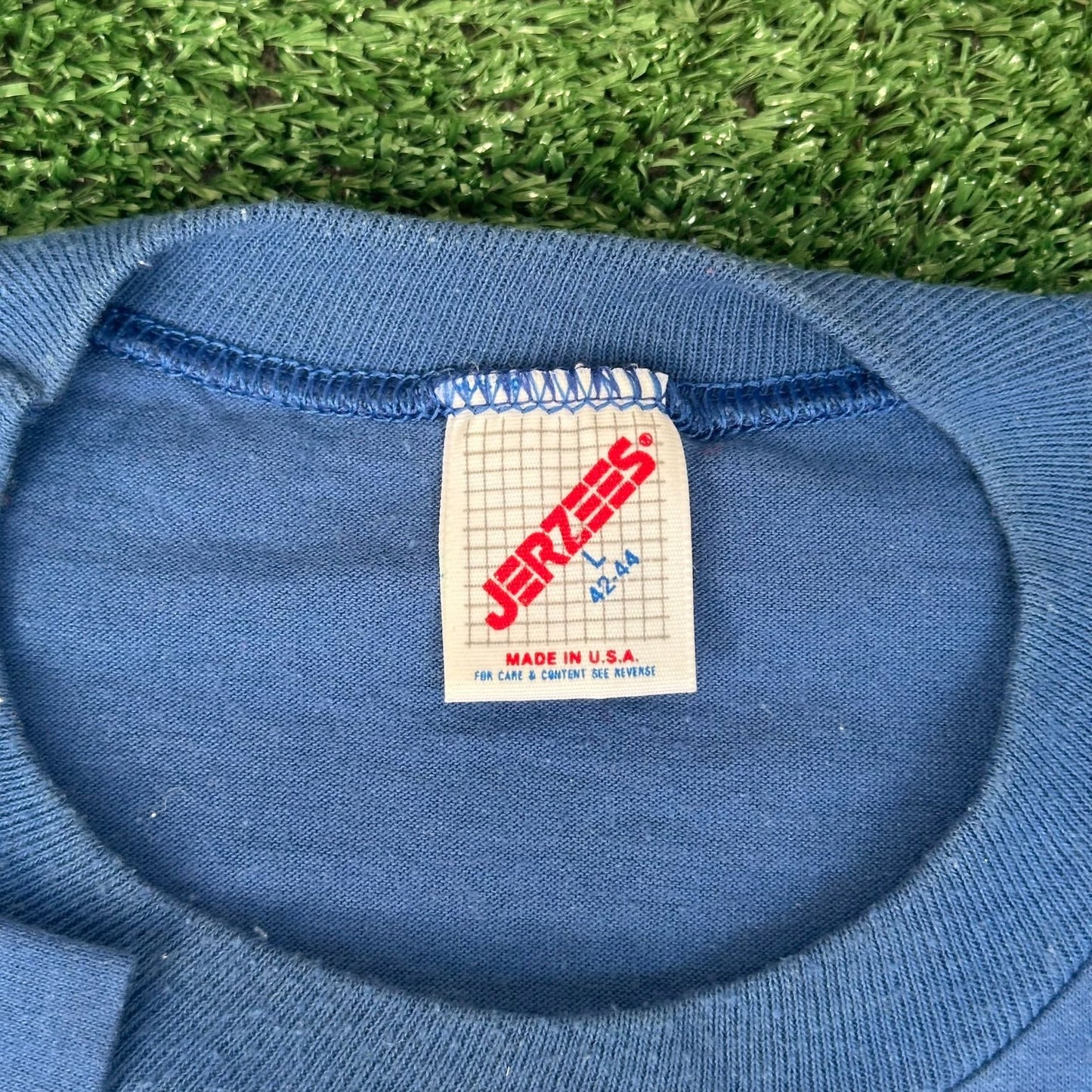 Vintage 90s Tennessee Riverboat Souvenir T-Shirt Puff Print Single Stitch Blue L
