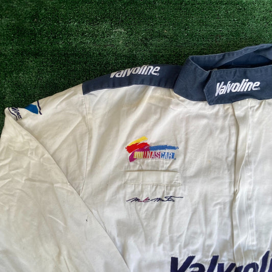 Vintage 90s Valvoline Cummins Racing Jacket NASCAR Bomber