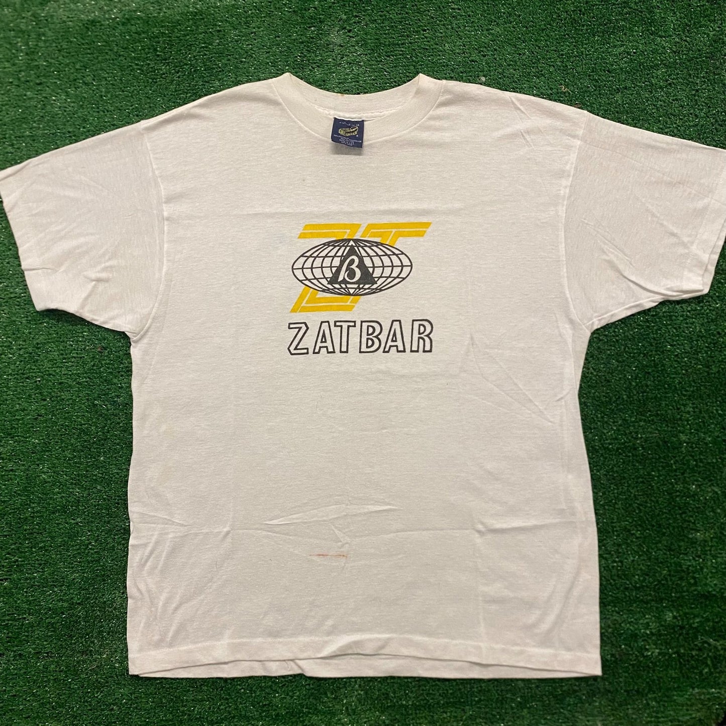 Vintage 80s Zatbar Earth Globe Single Stitch T-Shirt