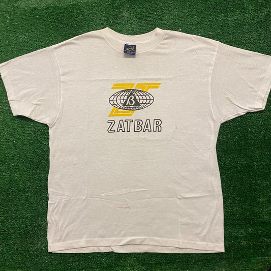 Vintage 80s Zatbar Earth Globe Single Stitch T-Shirt