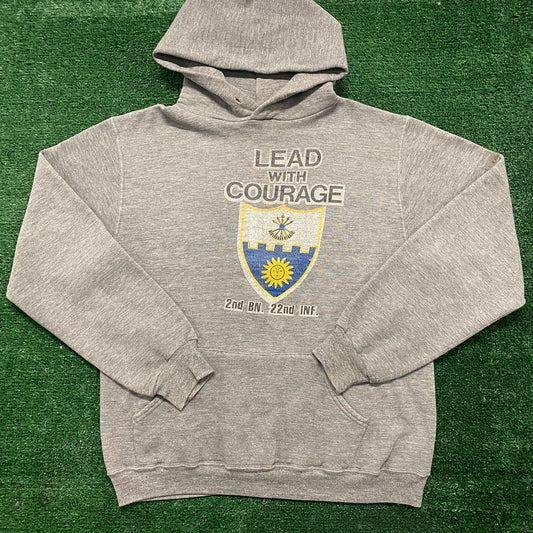 Vintage 80s US Army Essential Workout Training Hoodie