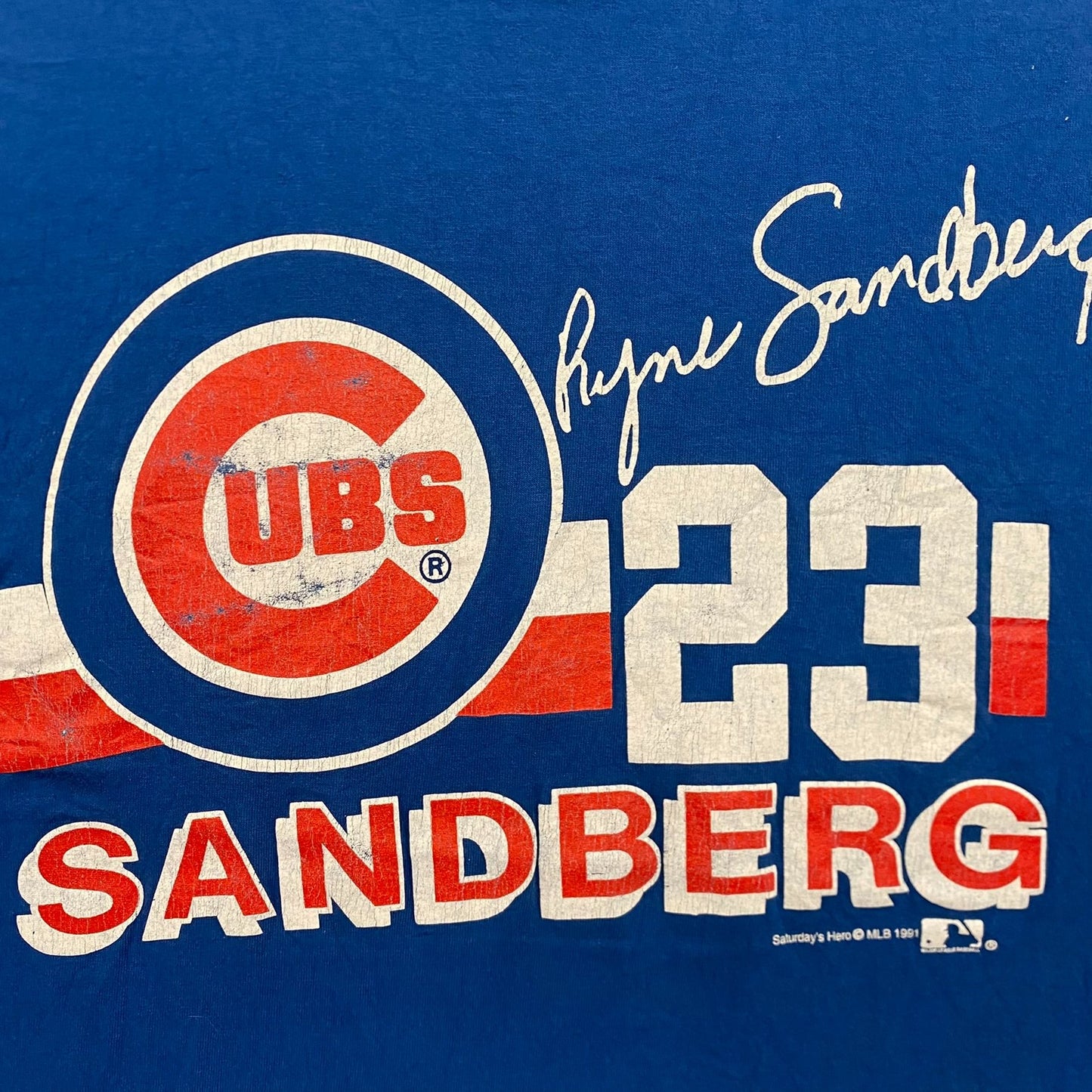 Vintage 90s Essential Chicago Cubs Single Stitch T-Shirt