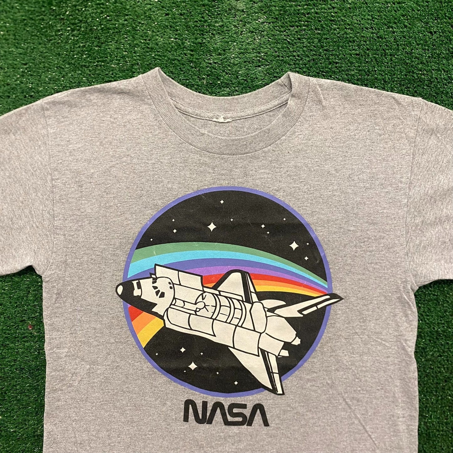 NASA Space Shuttle Rocket Vintage Retro Science T-Shirt