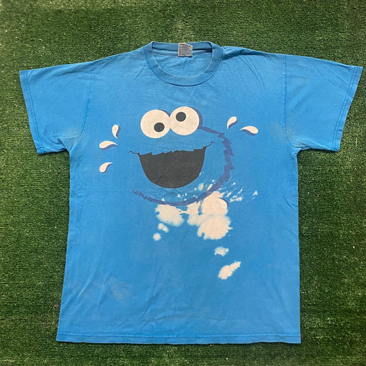 Vintage Y2K Essential Cookie Monster Sesame Street T-Shirt