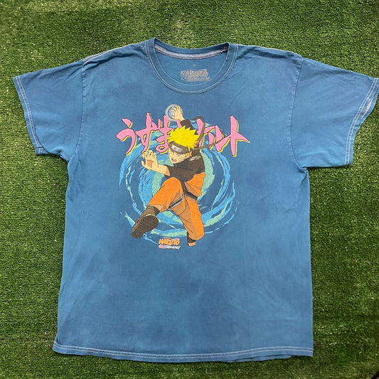 Vintage Y2K Naruto Shippuden Essential Japan Anime T-Shirt