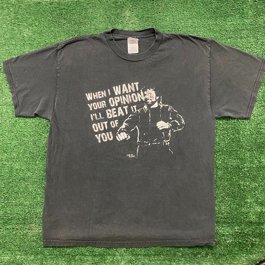 Vintage Y2K Chuck Norris Quote Essential Funny Humor Tee