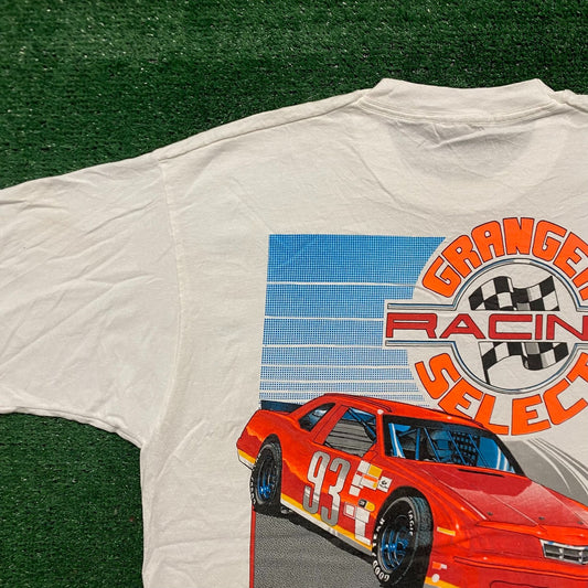 Vintage 90s Granger Racing Single Stitch Baggy Cars Tee