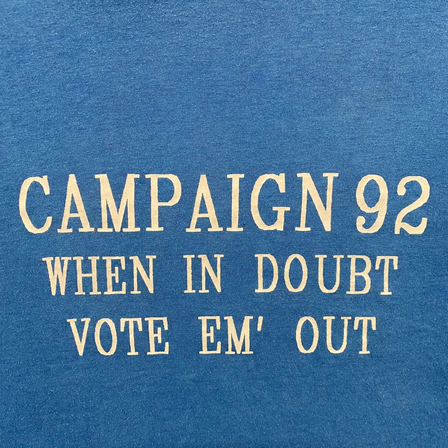 Vintage 90s Vote 1992 Election Political Single Stitch Tee