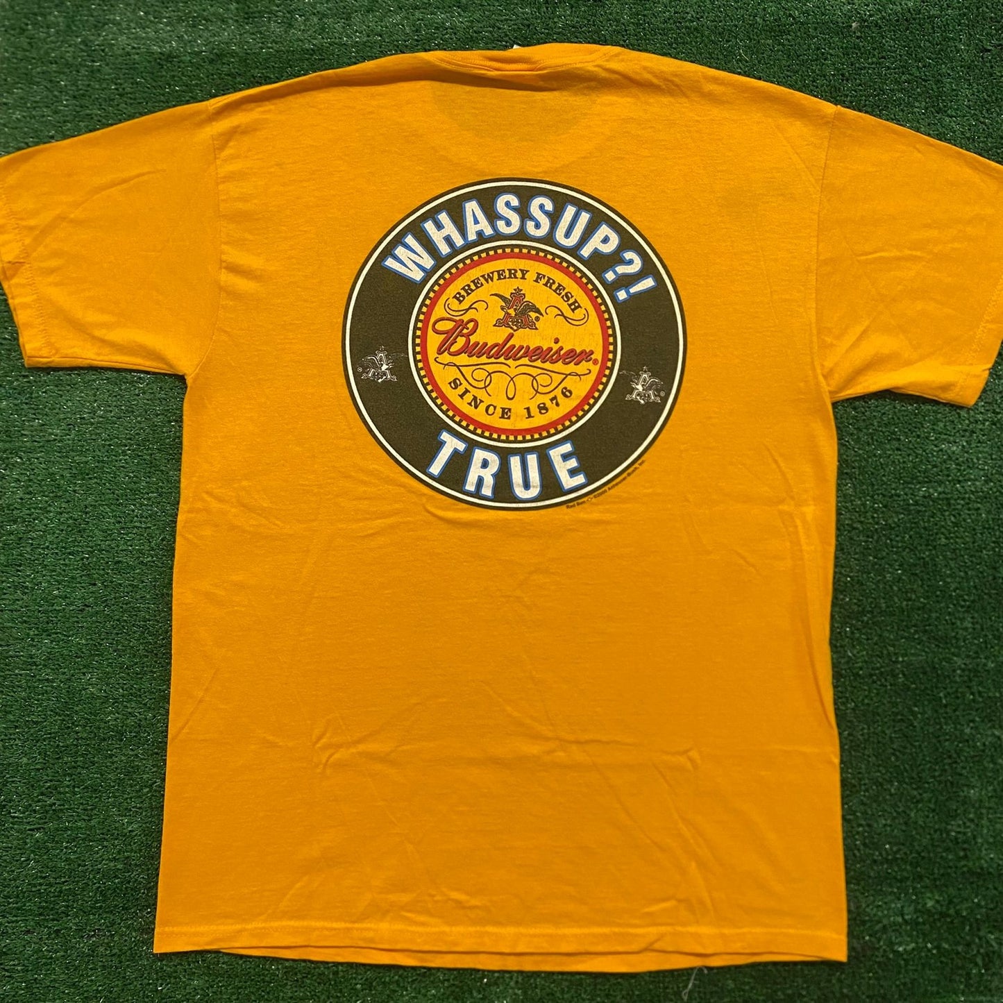 Budweiser Whassup? Vintage 90s Beer Drunk T-Shirt