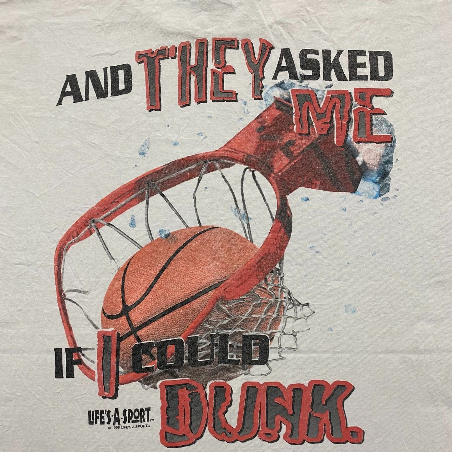 Vintage 90s Basketball Dunk Essential Sports T-Shirt