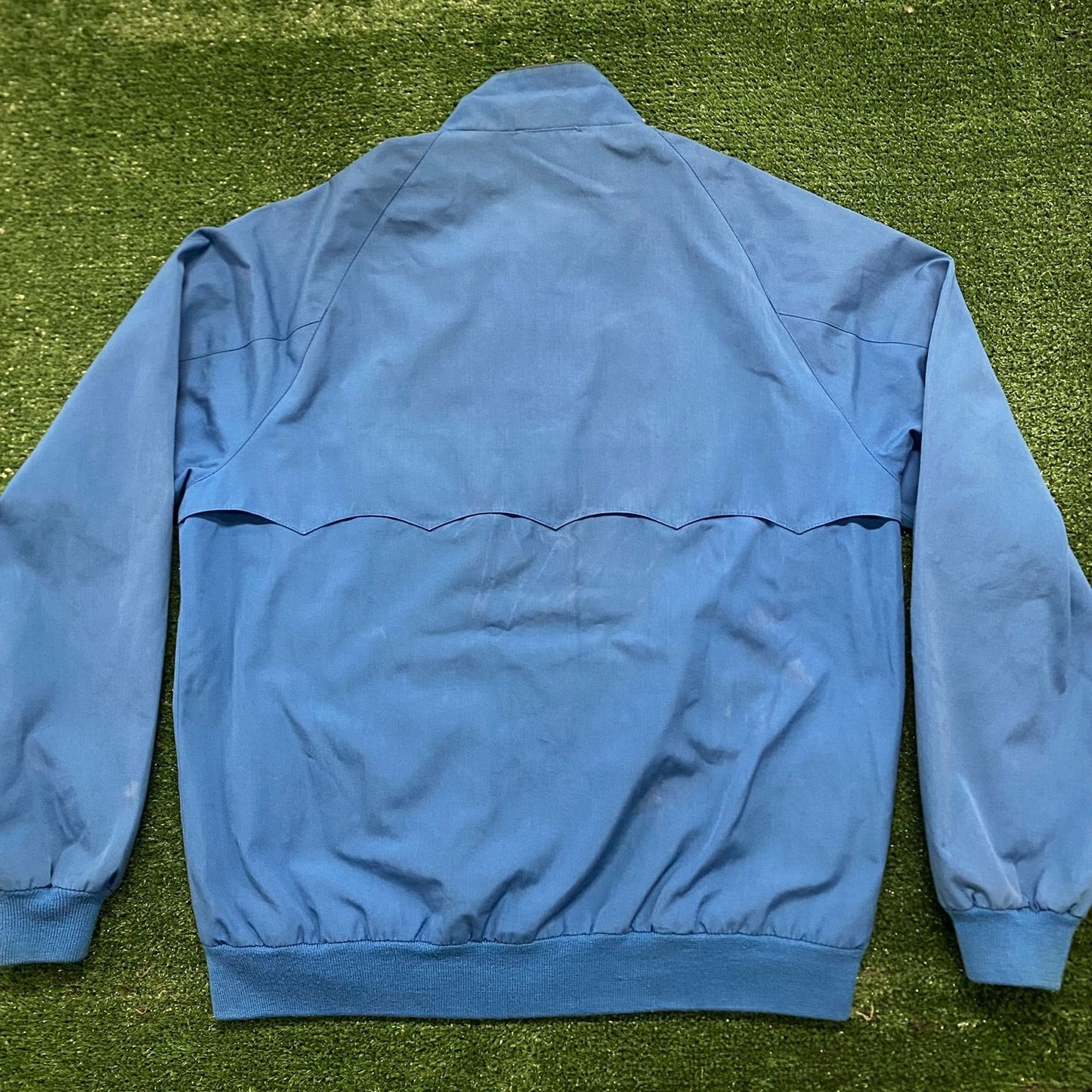 Vintage 80s Lacoste Plaid Lined Essential Harrington Jacket